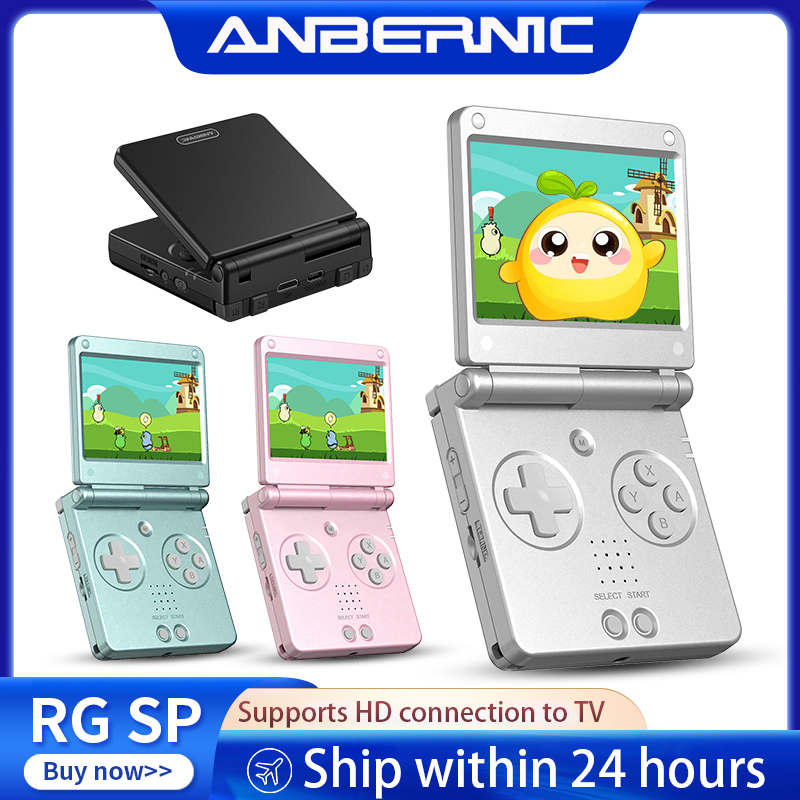 Retro Gaming N64 - เครื่องเล่นเกมพกพา Anbernic RGSP Flip Retro ระบบปฏิบัติการ