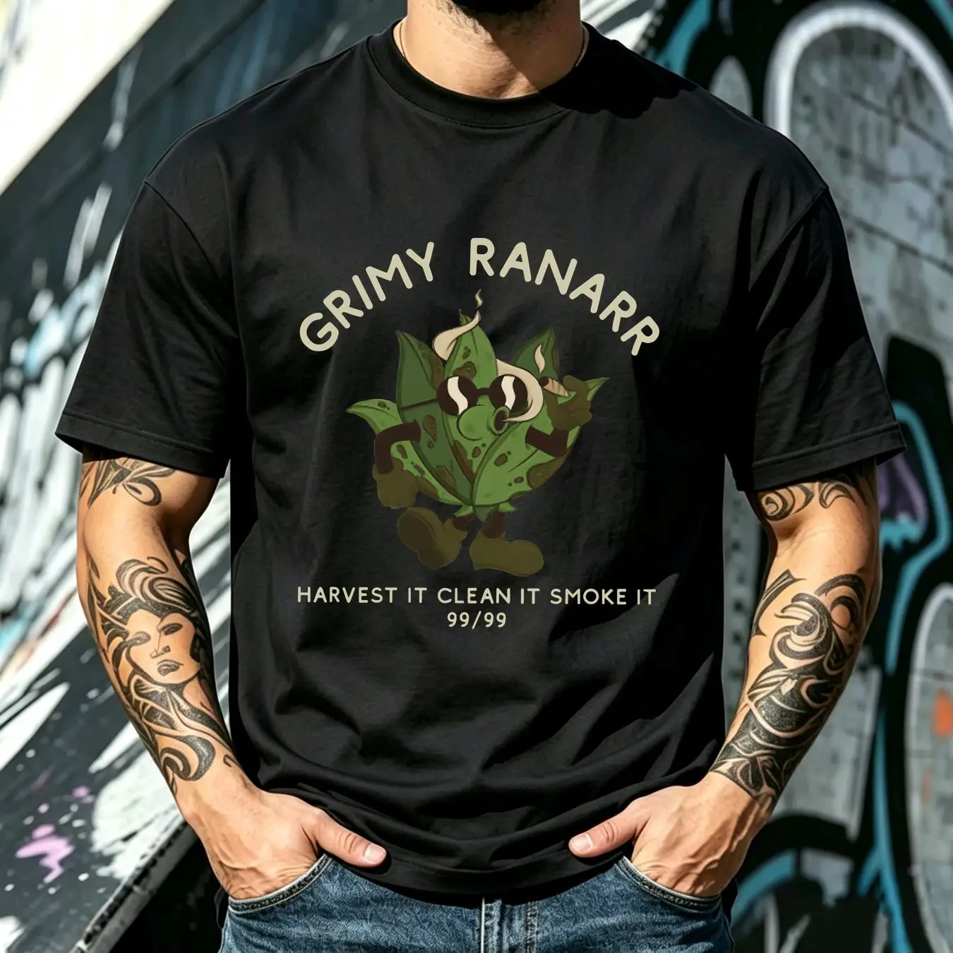 เสื้อยืดฟอกสี Grimy Ranarr คลา - Retro Gaming T Shirt บทวิจารณ์และราคา