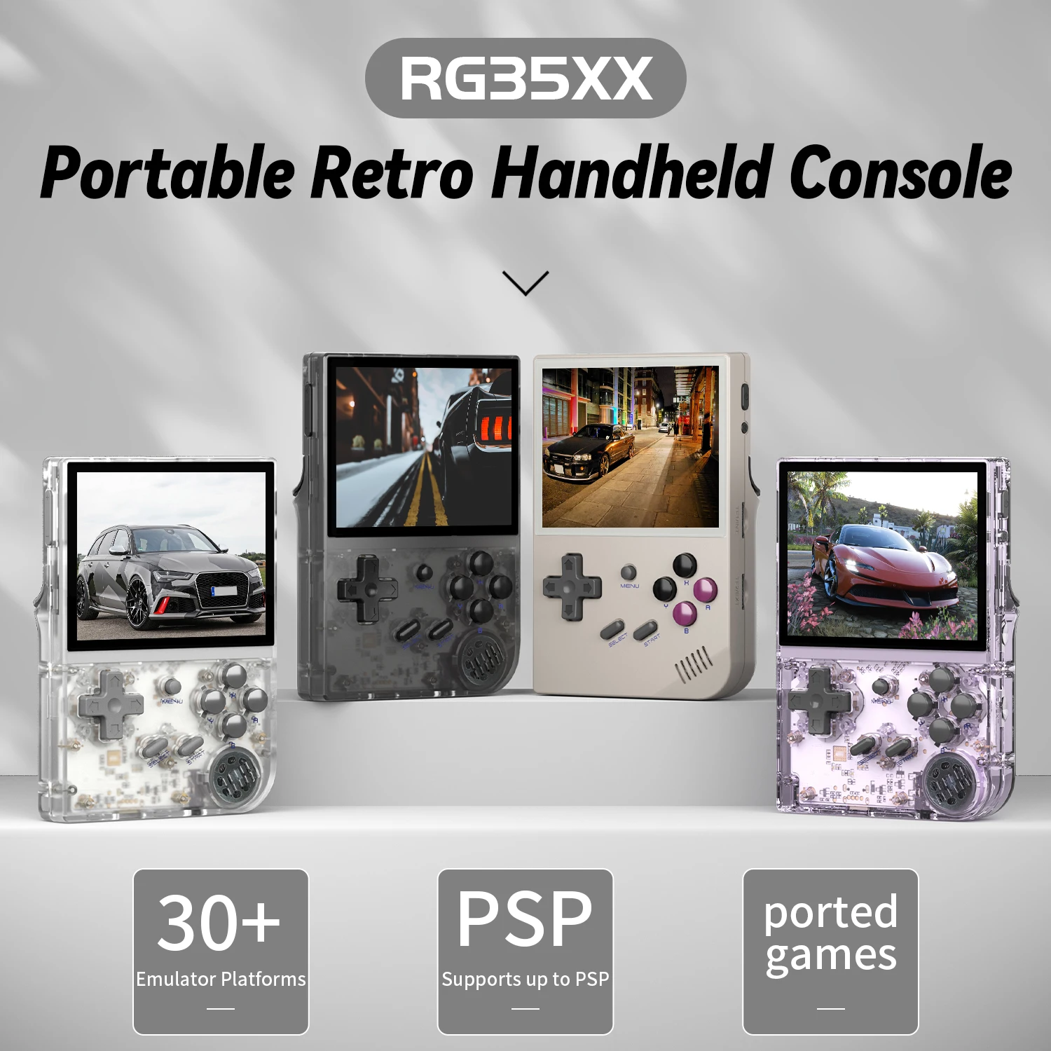 RG35XX เครื่องเล่นเกมพกพา ระบบ - Retro Gaming Kiosk บทวิจารณ์และราคา