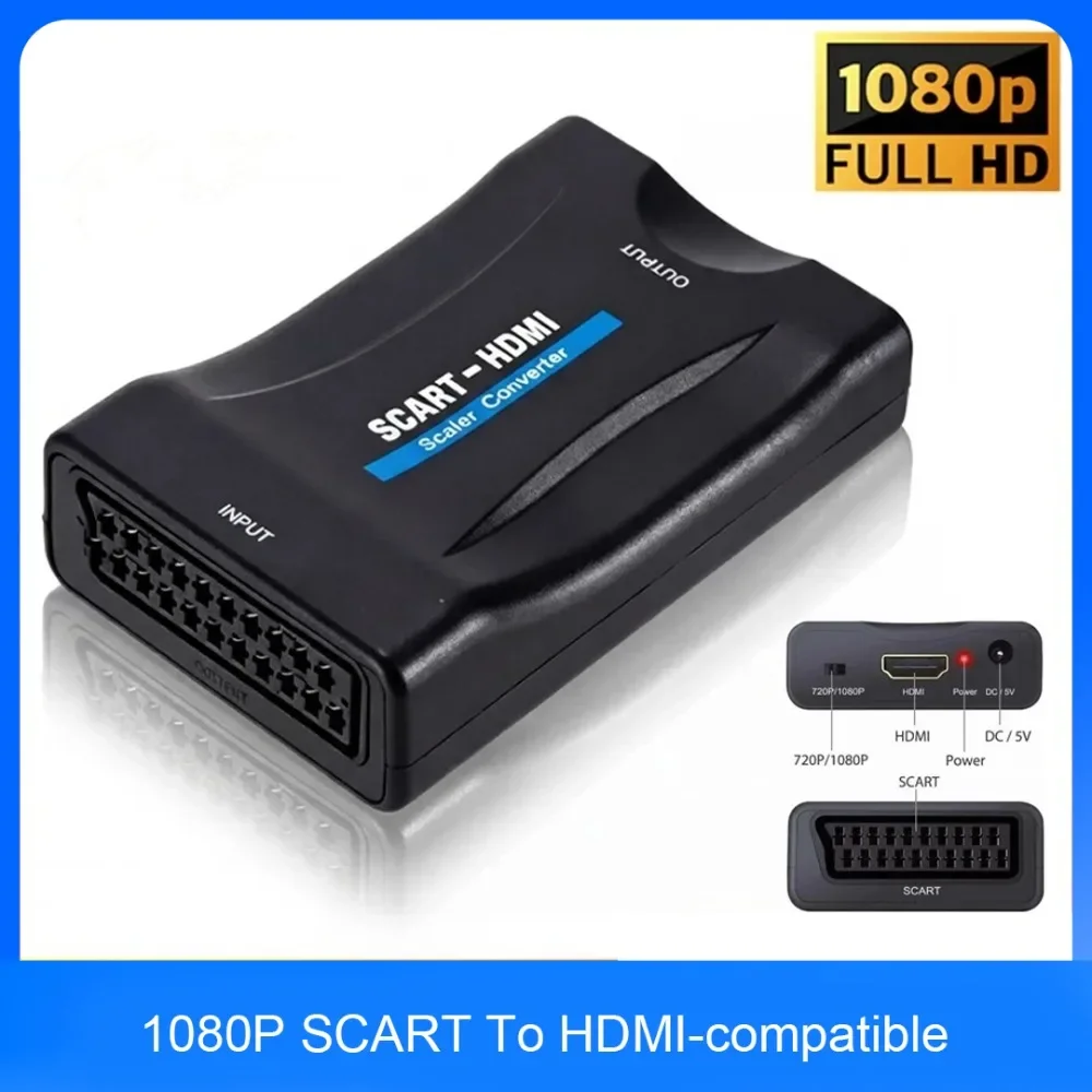 อะแดปเตอร์แปลงสัญญาณ SCART เป็ - Scart To Hdmi บทวิจารณ์และราคา